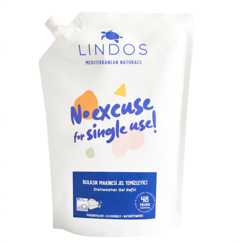 Lindos Naturals Bulaşık Makinesi Jel Temizleyici REFILL - 1200ml