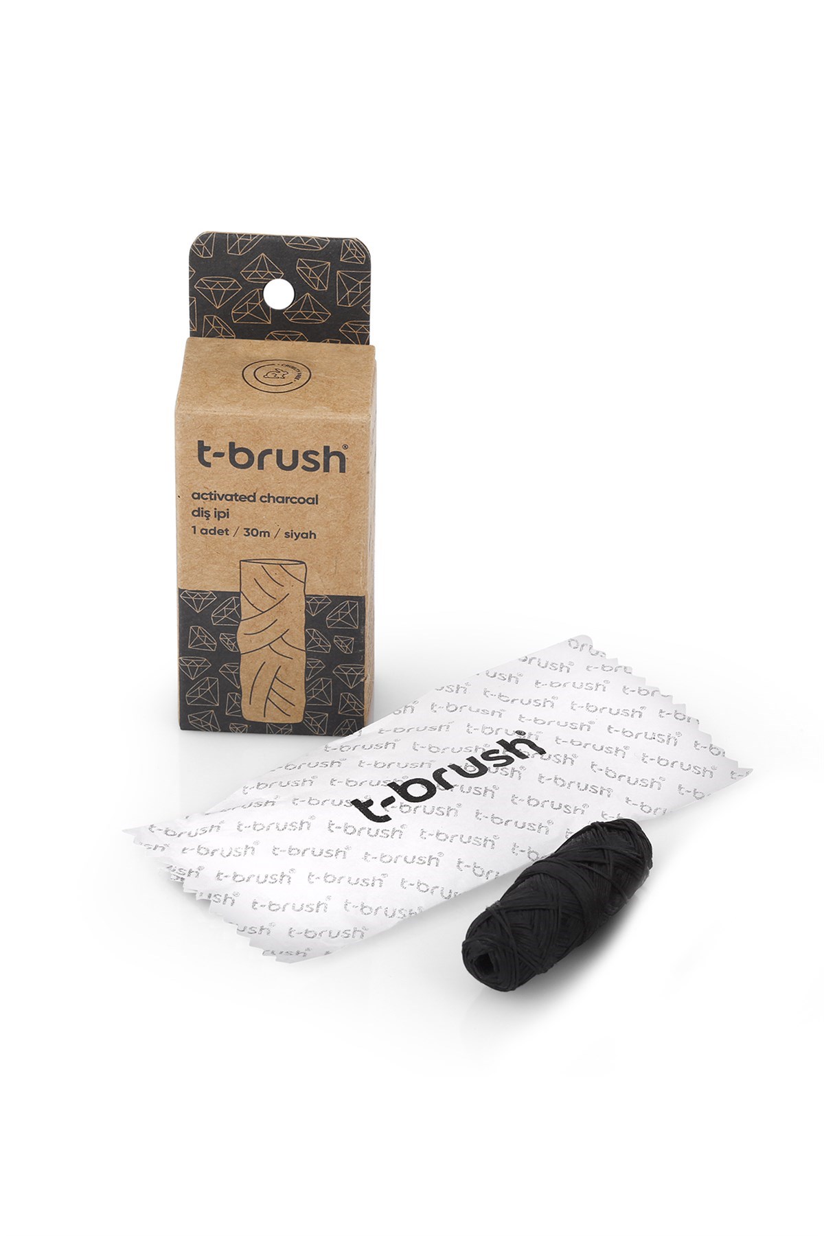 T-Brush Activated Charcoal Diş İpi Refill