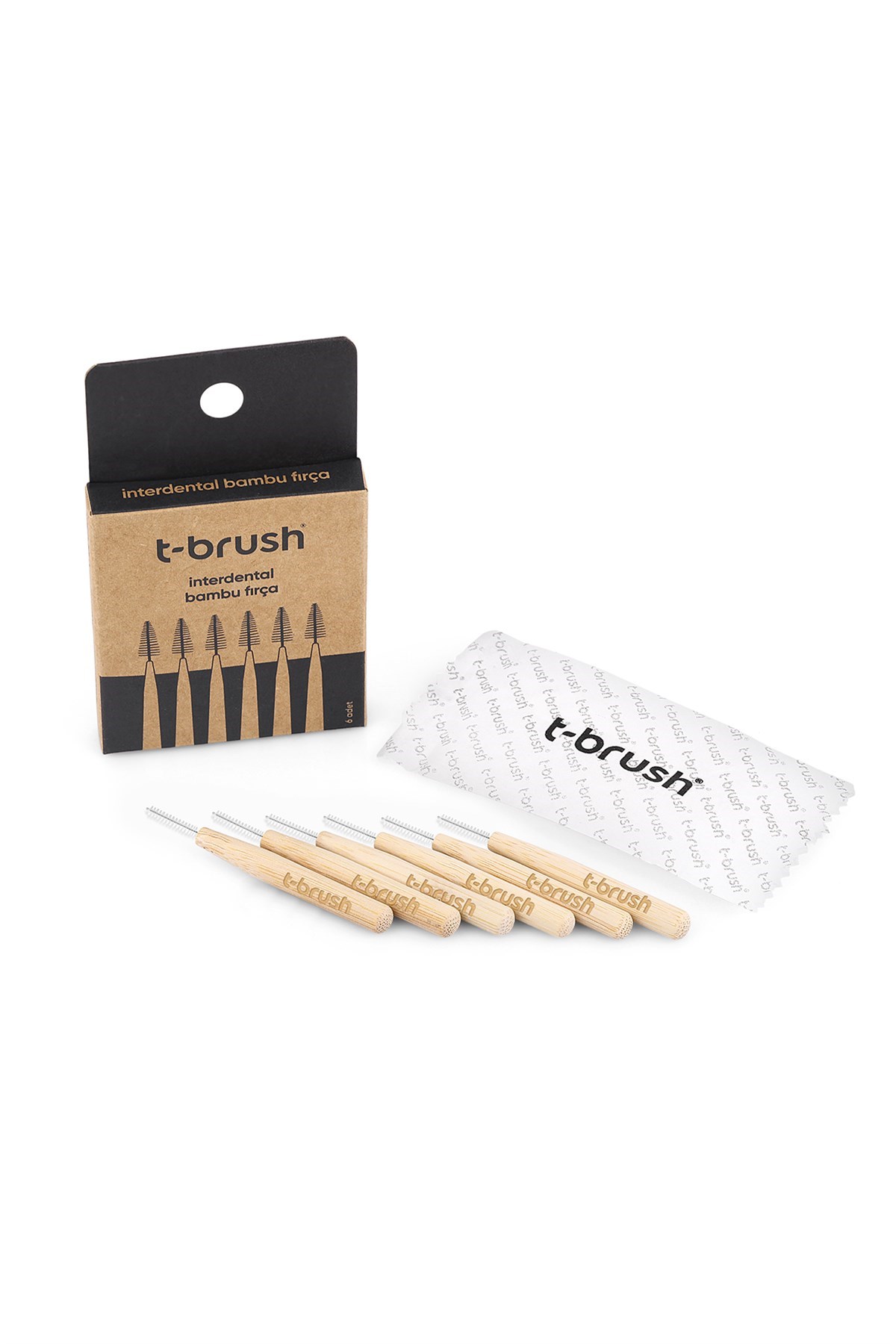 T-Brush Bambu Arayüz Fırçası ( 6 adet)