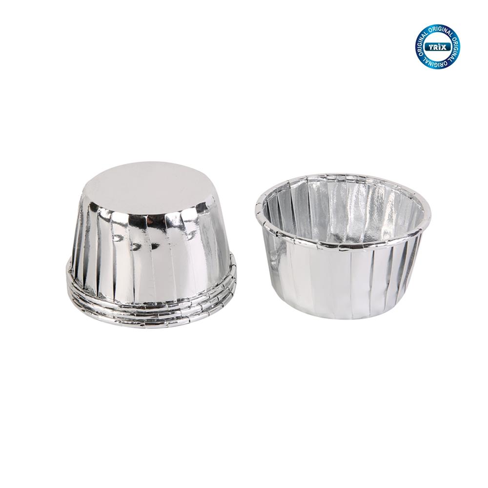 KEK KALIBI METALİZE 13 CM 25'Lİ GÜMÜŞ