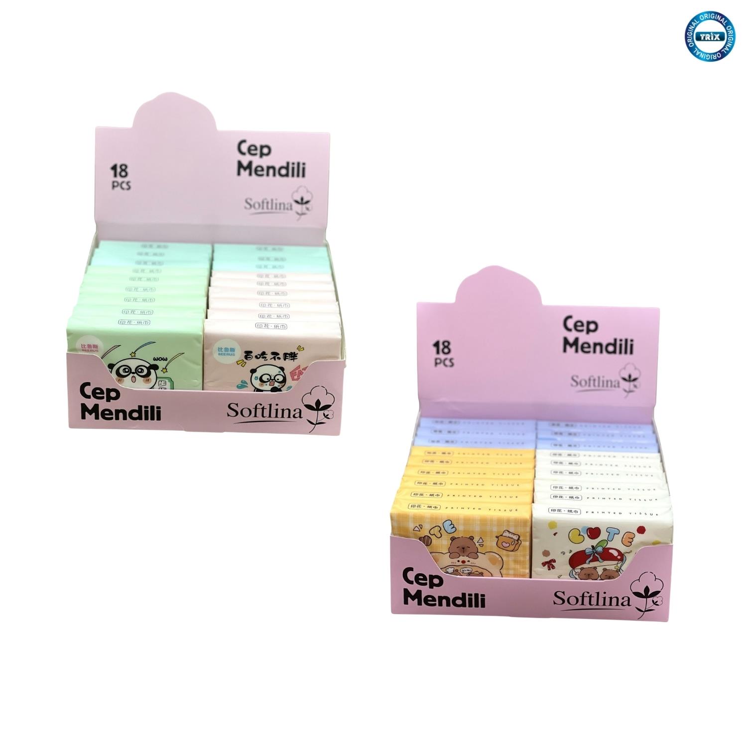 Tekli Kuru Mendil 18'li Stand 