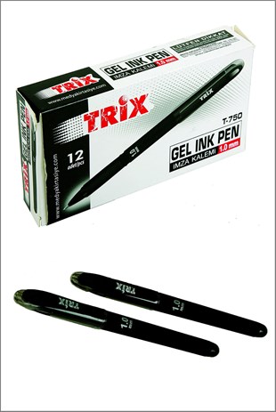 Trix Jel İmza Kalemi Siyah