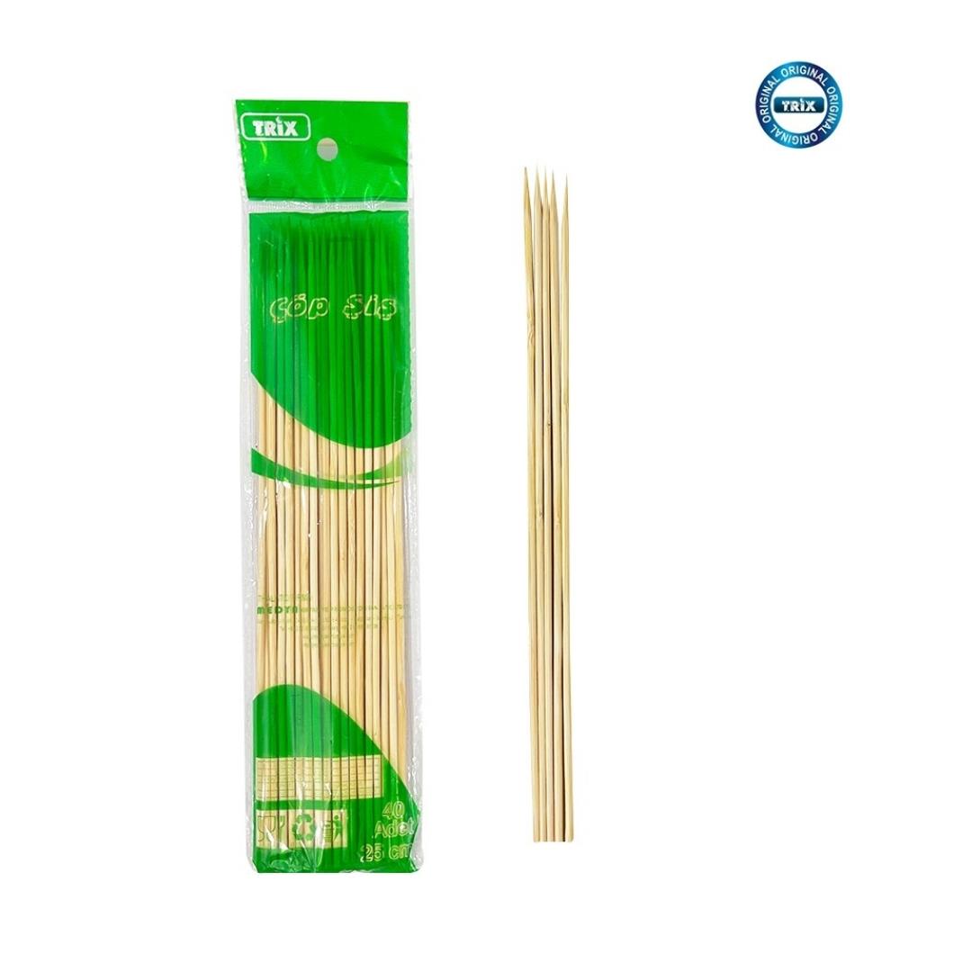 ÇÖP ŞİŞ 25CM X 40 ADET   D-186