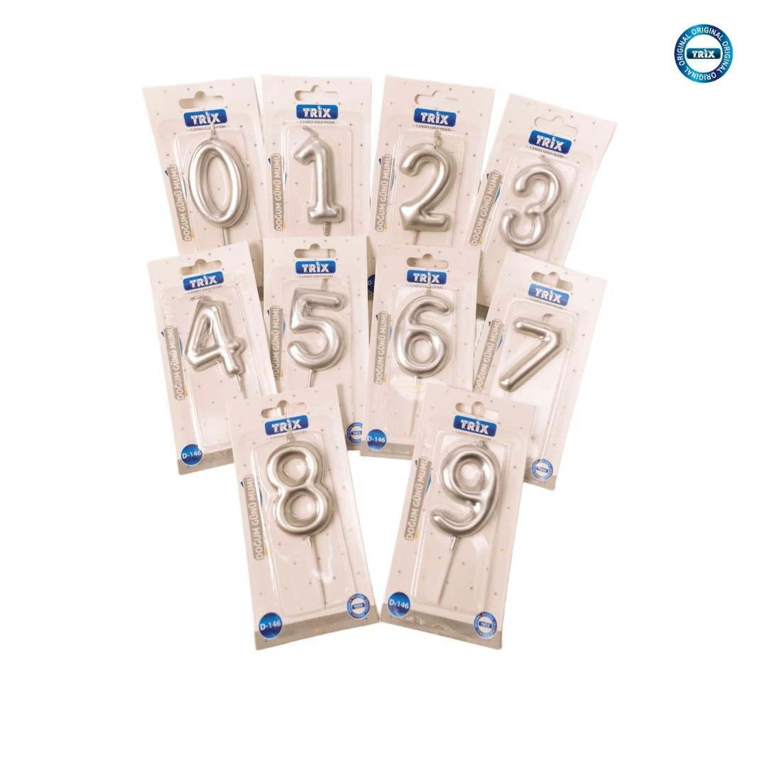DOĞUM GÜNÜ MUMU GÜMÜŞ-SİLVER D-146