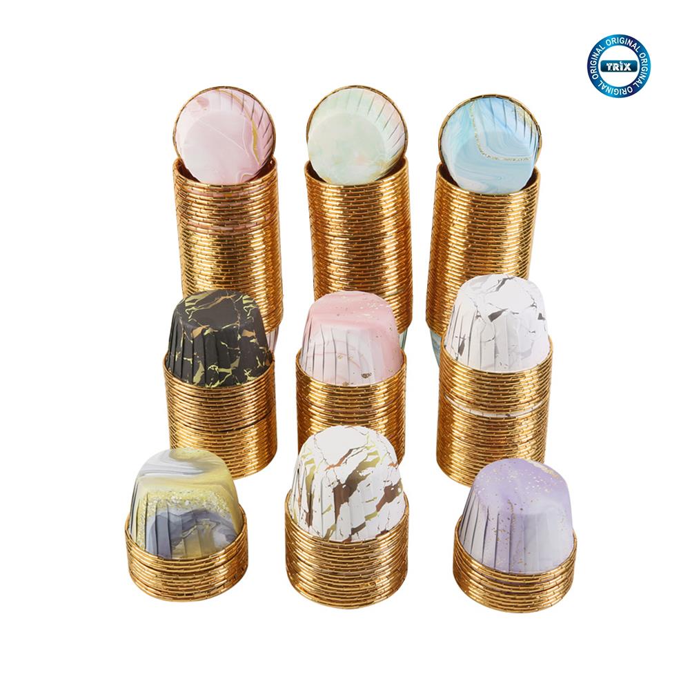 KEK KALIBI MODERN DESENLİ METALİZE 13 CM 25'Lİ
