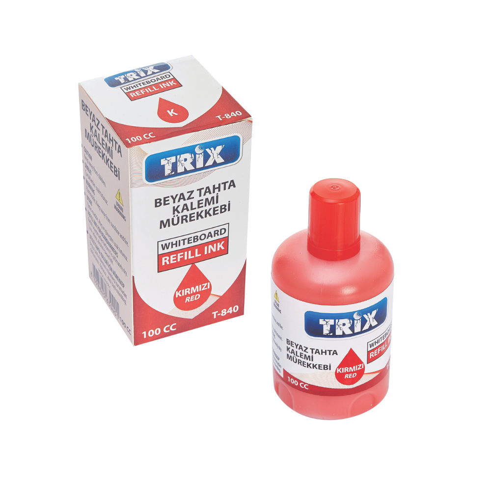Kırmızı Tahta Kalemi Mürekkebi 100 Ml