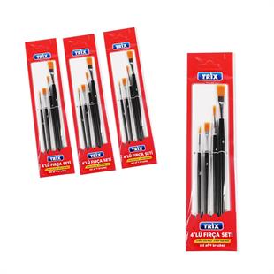 Trix Fırça Seti - 4'lü Eko