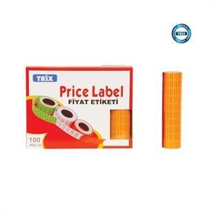 Trix Fiyat Etiketi Turuncu 600'lü 10 adet Mks-813T