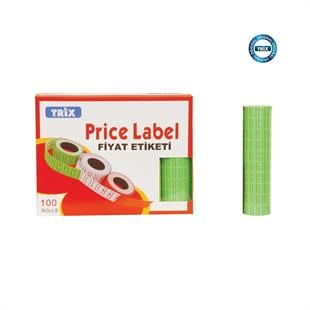 Trix Fiyat Etiketi Yeşil 600'lü 10 adet Mks-813G