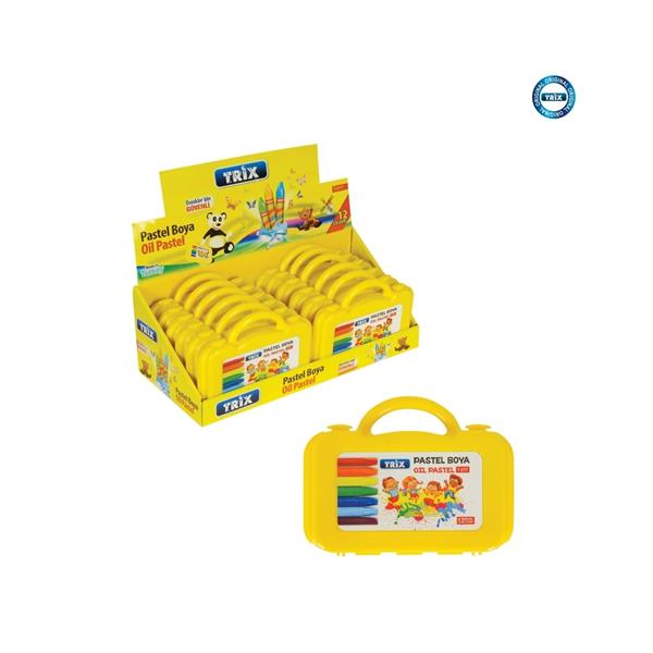 Trix 12'li Çantalı Pastel Boya T-277