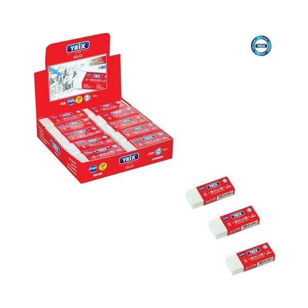 Trix Beyaz Silgi 20'li T-181