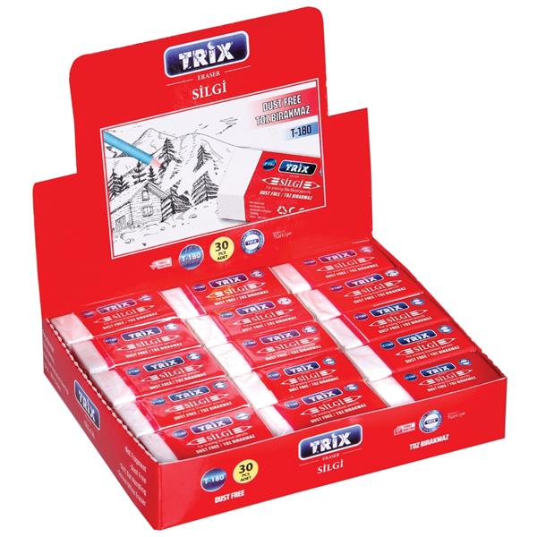 Trix Beyaz Silgi 30'lu