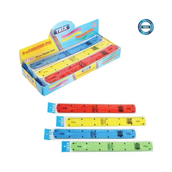 Trix Esnek Cetvel 30 Cm T-786