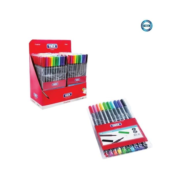 Trix Fineliner 10 lu İmza Kalemi T-865
