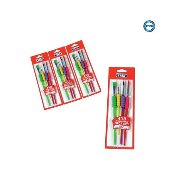 Trix Fırça Seti - Standart Renkler T-910