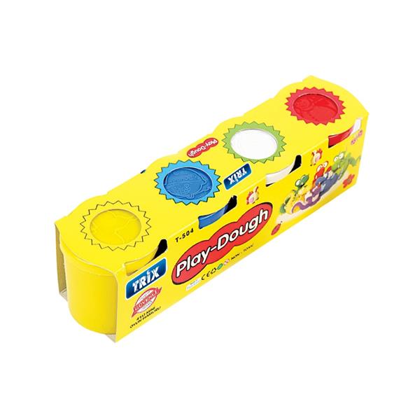 Trix Mini 4 Lü Oyun Hamuru-Bardak