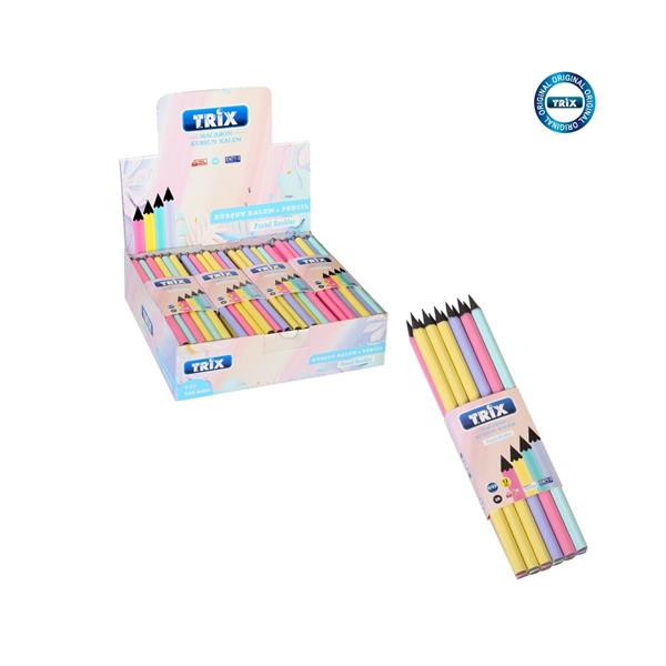 TRİX PASTEL RENKLİ KURŞUN KALEM T-17
