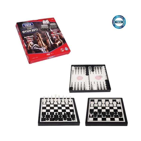 TRİX TARAFTAR ZEKA GELİŞTİRİCİ 3'LÜ SET