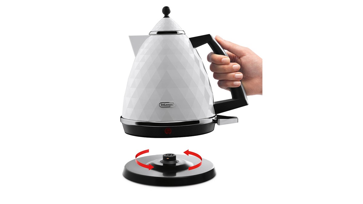 DeLonghi Brillante KBJ 2001 Gizli Rezistanslı Su Isıtıcısı Beyaz