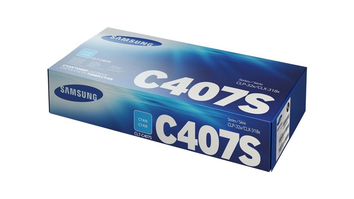 Samsung CLT-C407S 1000 Sayfa Kapasiteli Mavi Toner