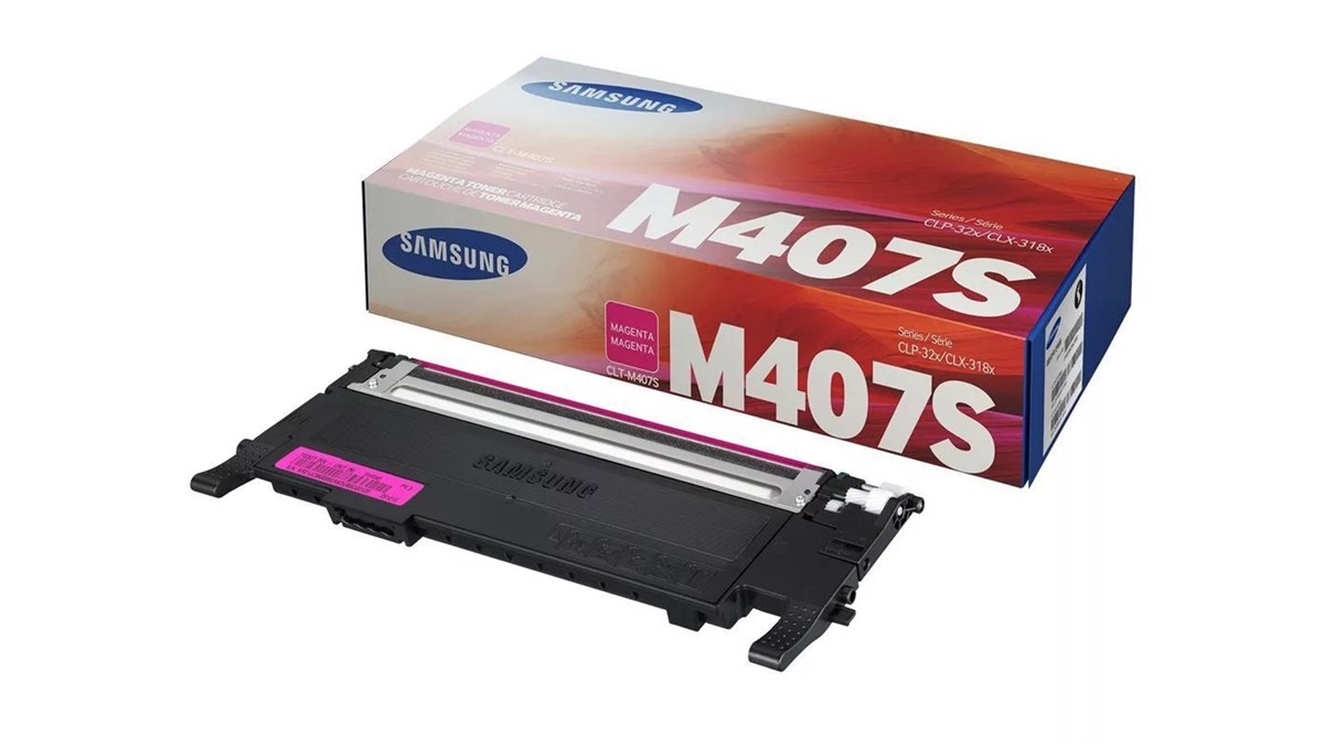 Samsung CLT-M407S 1000 Sayfa Kapasiteli Kırmızı Toner