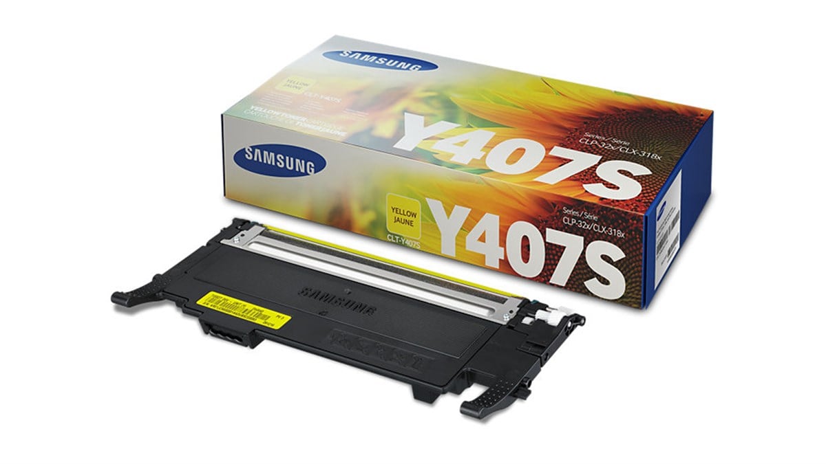 Samsung CLT-Y407S 1000 Sayfa Kapasiteli Sarı Toner