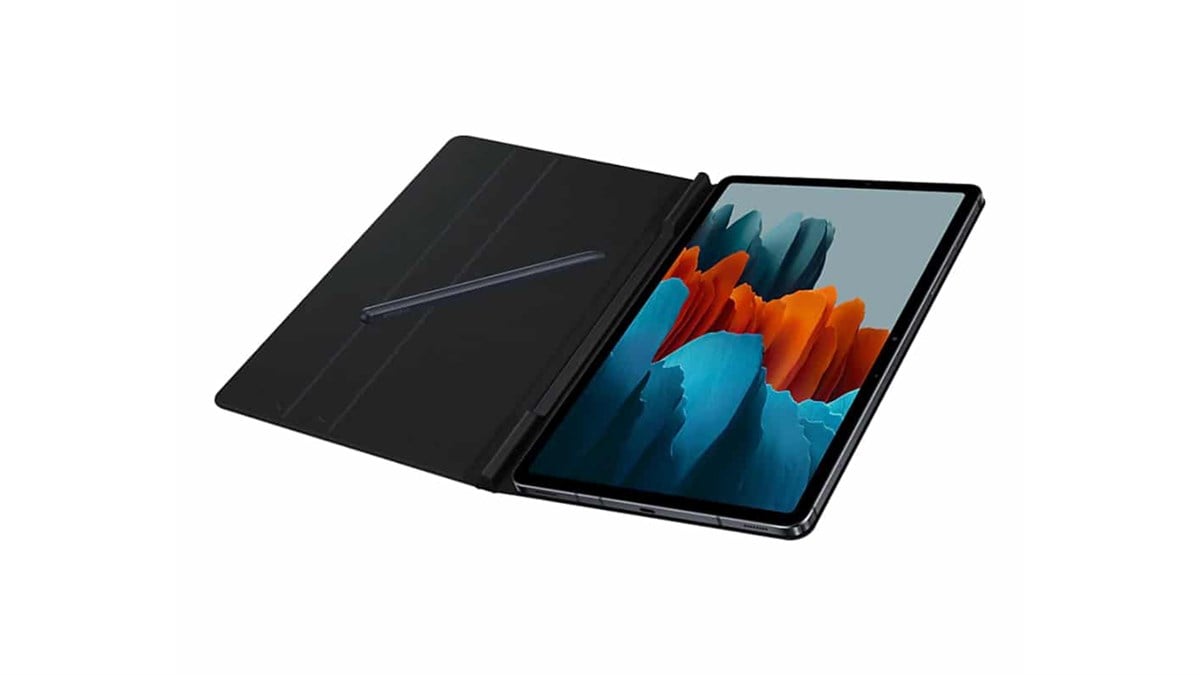 Samsung Galaxy Tab S7 Kitap Kapağı Siyah EF-BT870PBEGWW