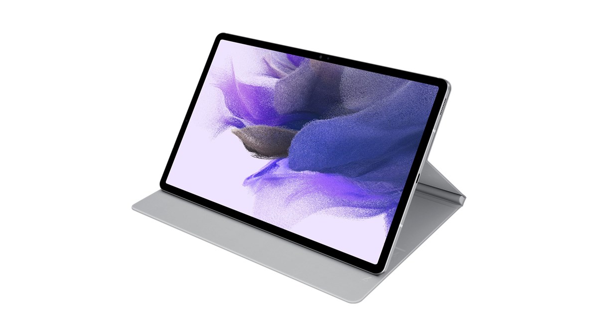 Samsung Galaxy Tab S7+S7 Fe Kapaklı Tablet Kılıfı Gri EF-BT730PJEGTR