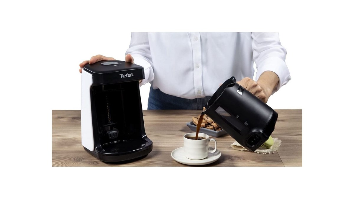 Tefal CM8111TR Köpüklüm Compact Türk Kahve Makinesi Beyaz