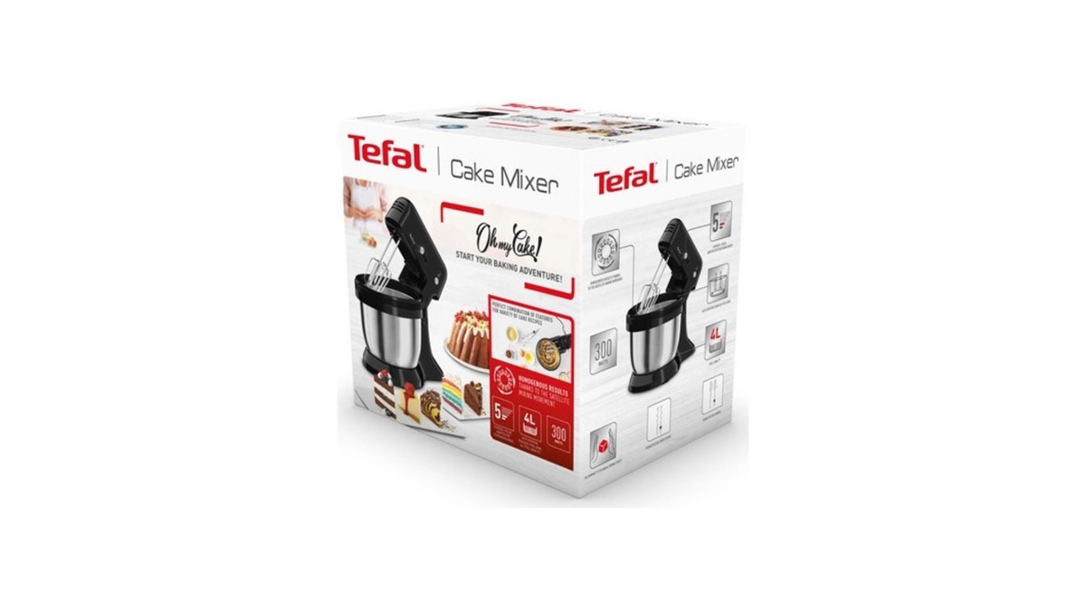 TEFAL QB110838 Orbita 4l Standlı Mikser Inox 