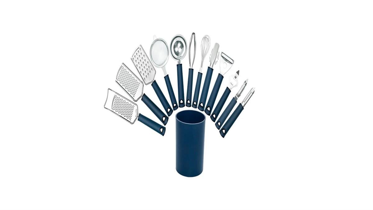 Valletta VLT1094 Luqa 13 Parça Standlı Mutfak Servis Seti