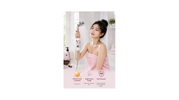 Be-Vita Black Cherry C Vitaminli Aromatik Duş Filtresi - Cilt Besleyici Klor ve Kireç Arıtıcı Duş Filtresi (150gr)