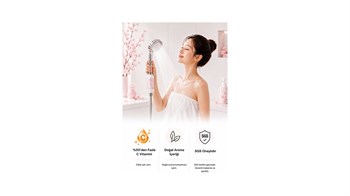 Be-Vita Cherry Blossom C Vitaminli Aromatik Duş Filtresi - Cilt Besleyici Klor ve Kireç Arıtıcı Duş Filtresi (150gr)