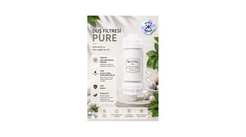 Be-Vita Pure Duş Filtresi - Cilt Besleyici Klor ve Kireç Arıtıcı Duş Filtresi (100gr)