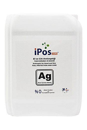 iPos Care Ag® İyonize Gümüş İçerikli Hipokloröz Asit 10 Lt