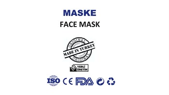 iPos Care - Üç Katlı Tek Kullanımlık Yüz Maskesi