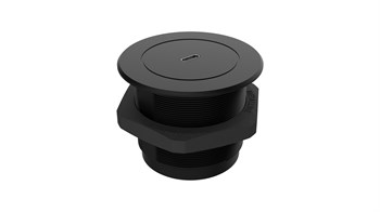 Metalline® Circular-Line Modüler Hızlı Şarj Kutusu USB-C-Siyah