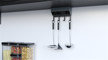 Metalline® Corner-Line Raf Priz Sistemi Askılı - Antrasit