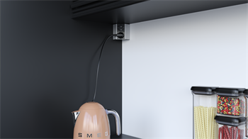 Metalline® Corner-Line Raf Priz Sistemi - Natürel Eloksal