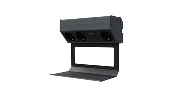 Metalline® Corner-Line Raf Priz Sistemi Telefon Raflı - Antrasit
