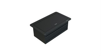Metalline® Klip-Line Bas-Aç Priz Sistemi USB - Siyah