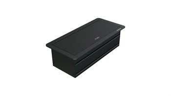 Metalline® Klip-Line Bas-Aç Priz Sistemi USB-A / USB-C - Siyah