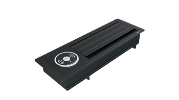 Metalline® Max-Line Kablosuz Şarjlı Masaüstü Priz Kutusu USB - Siyah