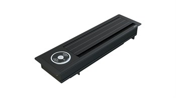 Metalline® Max-Line Kablosuz Şarjlı Masaüstü Priz Kutusu  UPS-USB-CAT6/3 - Siyah