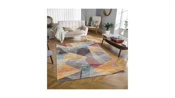 Piksel Halı Çok Renk Parça Desenli Dijital Baskı Halı