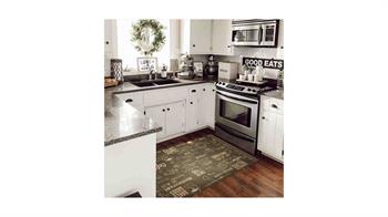 Piksel Halı Kahve Desenli Dijital Baskı Mutfak Halı