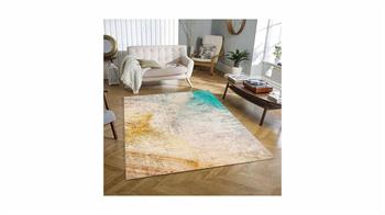 Piksel Halı Renk Dalgası Desenli Dijital Baskı Halı