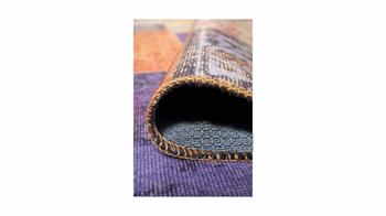 Piksel Halı Renkli Patchwork Desenli Dijital Baskı Halı