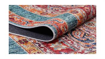 Piksel Halı Turuncu Klasik Dijital Baskı Halı