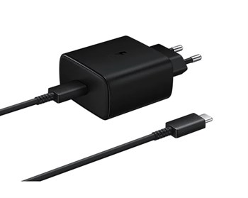 Samsung 45W Süper Hızlı Seyahat Adaptörü Siyah EP-TA845XBEGTR